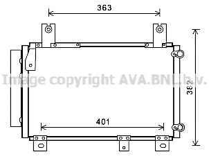 AVA QUALITY COOLING Конденсатор, кондиционер DU5067D